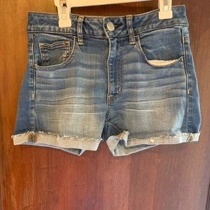 AE Outfitters High Rise Denim Shorts
